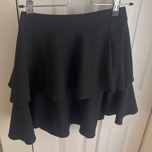 Aqua black skirt